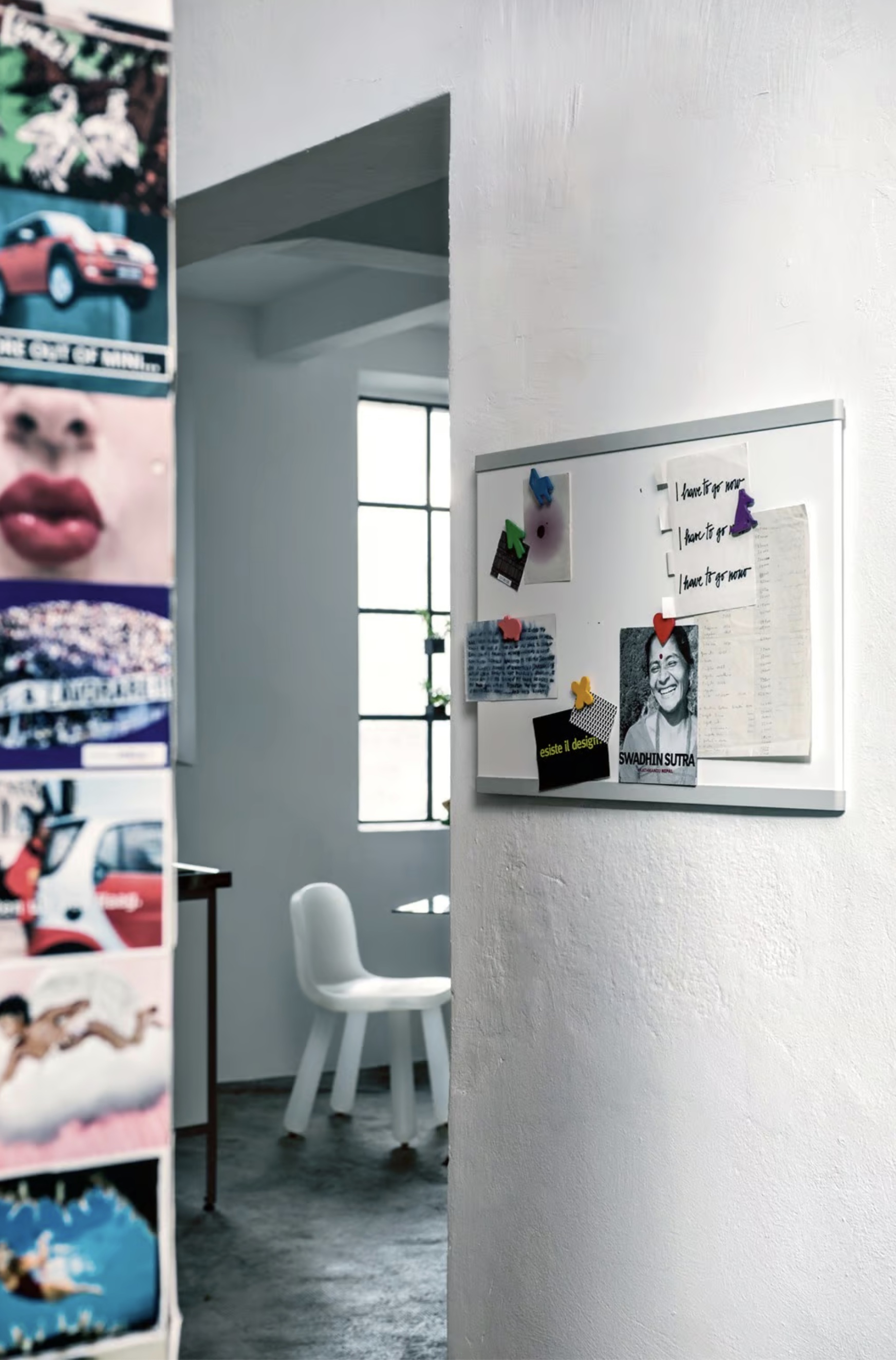 Magnetic dry erase board Magis Memo design Enzo Mari | eBay